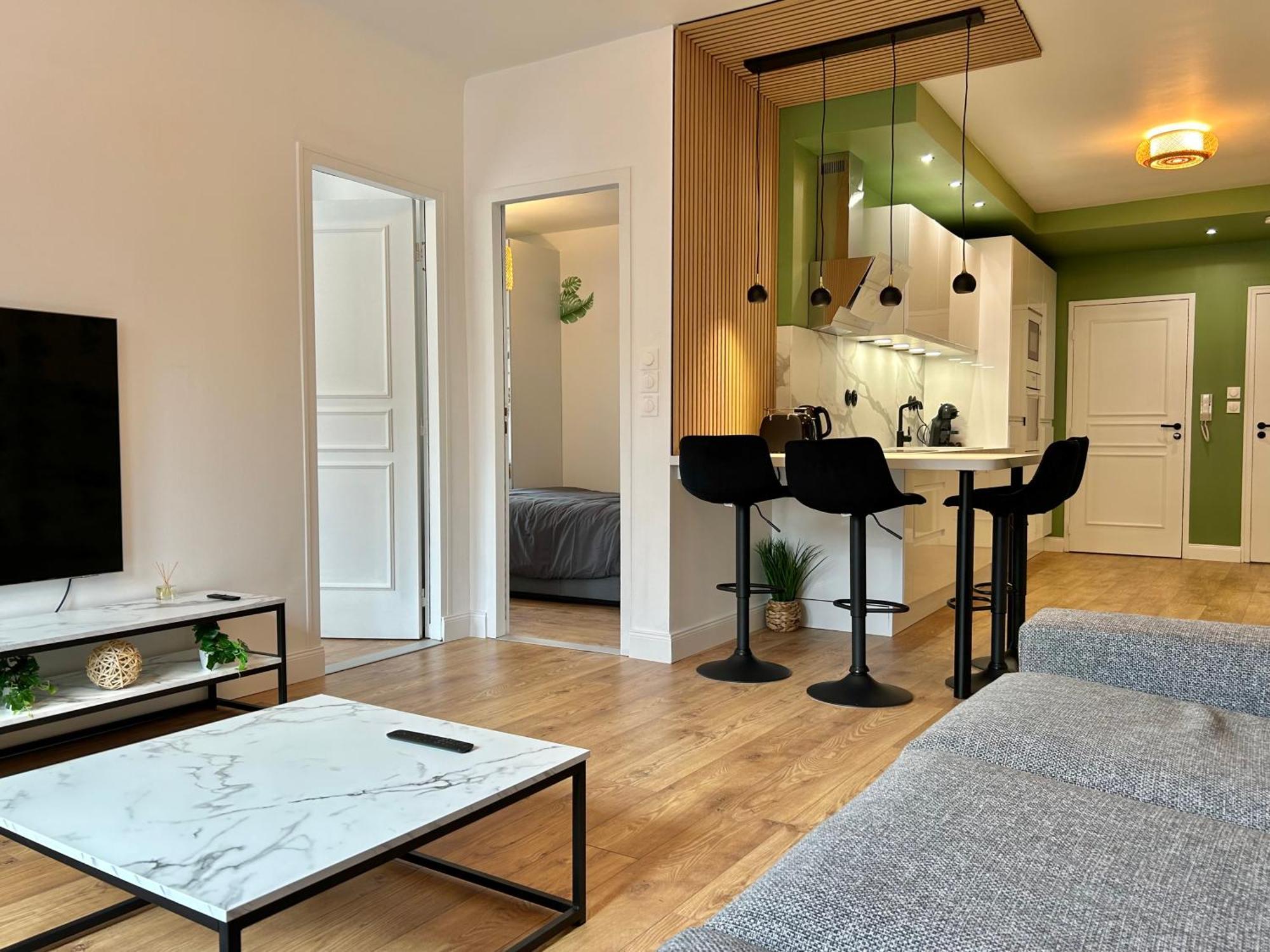 Le Chardon- Appartement 2Chambres- Avec Stationnement نانسي المظهر الخارجي الصورة